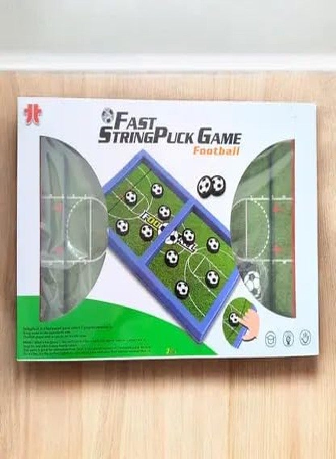KIDDOVATE Sparkling String Football Basketball Hockey Table Board Game | Fast Sling Board Game for Kids and Adults | Interactive Game | Hand Eye cordination | Brain Development - Image 1